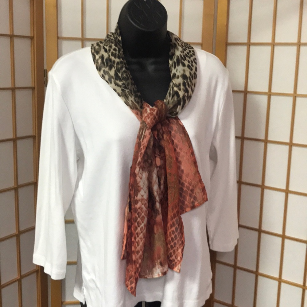 Leopard and Snake print scarf